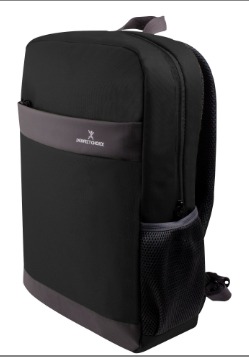 MOCHILA CASUAL 15 PULGADAS POLIESTER NEGRO CON COMPARTIMIENTO DE LAP